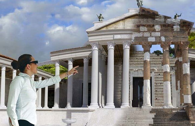 Visita di Pompei con occhiali per la realtà aumentata - Foto 8