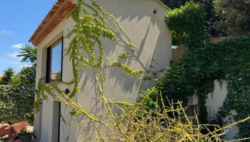 Tiny House - St-Paul-de-Vence - private jacuzzi - panoramic view - Foto 3, Garden, Garden view