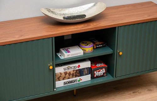 5 min to Grand Park, 1Level, Stocked Kitchen, King Bed, GameRm, Firepit, BBQ, Pet Friendly - Foto 28