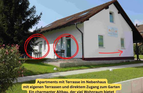 Holledau-Apartments - FeWo bis 5 Pers - getrennte Betten möglich - Vollausstattung - 24h Checkin - wöchentl Reinigung u Wäschewechsel - Waschmaschine u Trockner - WLAN - Minibar - XXL Parkplätze - Garten - ruhige Lage - Foto 27