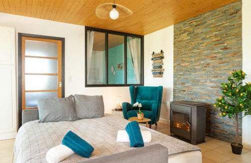 Vue Mt-St-Michel, Élégance, calme et baby-foot Bonzini - Foto 5