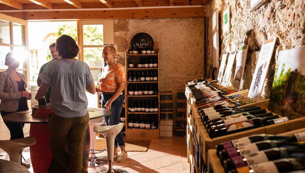 Sala degustazioni dello Château de Luc