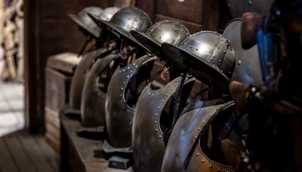 Armaduras del espectáculo 'Allende la Mar Océana'