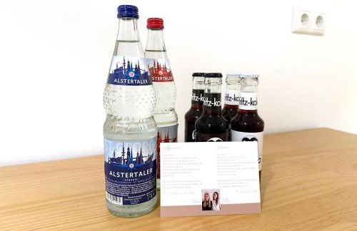 Gemütliches 2 Zimmer Ambient Apartment mit Queensize-Bett , Etagenbett& Schlafsofa in Alsternähe - Foto 14