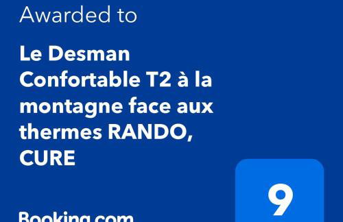 "Le Desman" Confortable T2 à la montagne face aux thermes RANDO, CURE - Foto 32