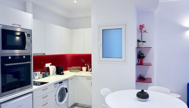 Central Bright Apt in Athens near Metro - Foto 5, Cocina privada