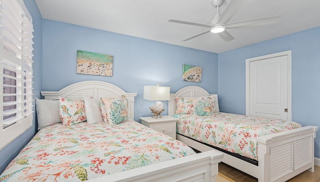 Welcome To Beach Villa's # 406 Vacation Rental - 250 Estero Blvd 2 Bedroom Condo by RedAwning - Foto 5, Habitación