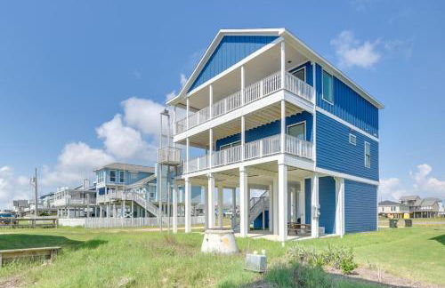 Ocean Views, Steps to Sand! Coastal Galveston Gem - Foto 39