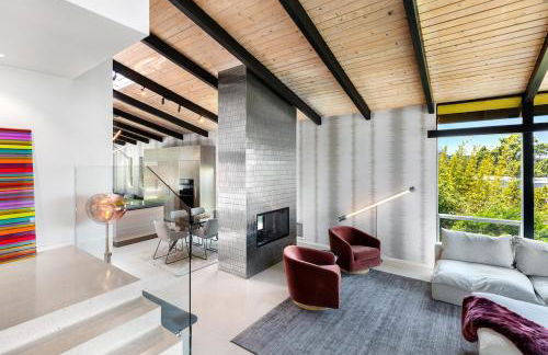 Hillside Luxury MidCentury Modern Spa Retreat View - Foto 41