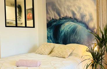 DUNE Océan Luxe Appartement, Accès Plage privé, Parking & Wifi 50m Océan Surf - Foto 3