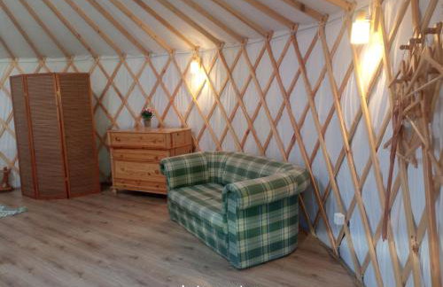 Domek i jurta nad rzeką - Foto 17