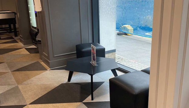 Sala de estar do lobby