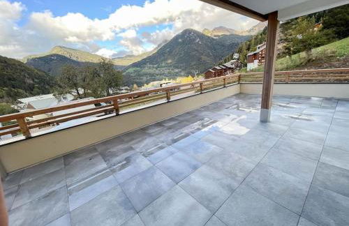 Dans résidence neuve LE SNOW ROC sur les pistes, grand studio cosy 5 pers avec terrasse panoramique, SAUNA, WIFI - Foto 18