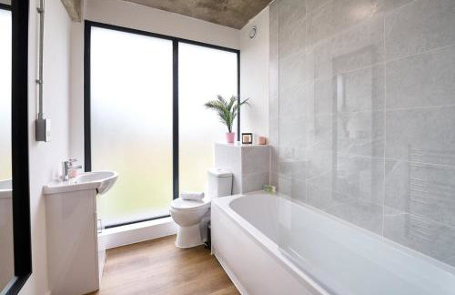 Central Warrington Stay Stylish 1BR Apartment - Foto 8