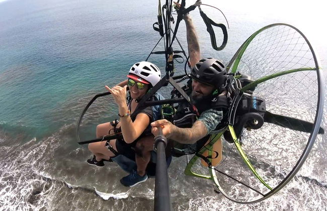 Voo de paramotor pela baía de Jacó - Foto 4