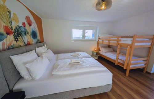 Frankenherz-Apartments - Premium Wohnung mit Terrasse & zwei Schlafzimmern, nahe Playmobil-Funpark, Self-Check-In - Foto 13