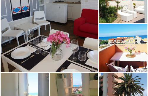 Marotta, 50 mt dal mare, Aria condizionata, Wi-Fi gratuita, 2 camere, 6 letti, - Foto 1