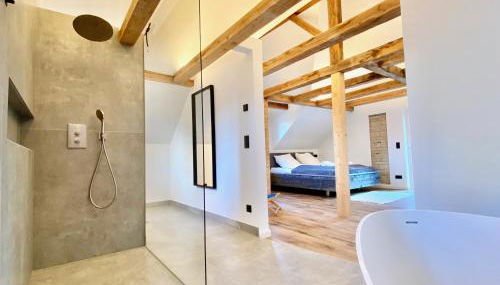 Snug Stays 4 - Design Villa mit Garten zentral, ruhig, 400m zum Ammersee - Foto 5, towels, Shower