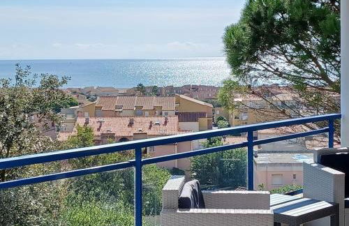 Plain-pied, terrasse, piscine, pleine vue mer, plage à 6' à pied, parking, wifi - Foto 52