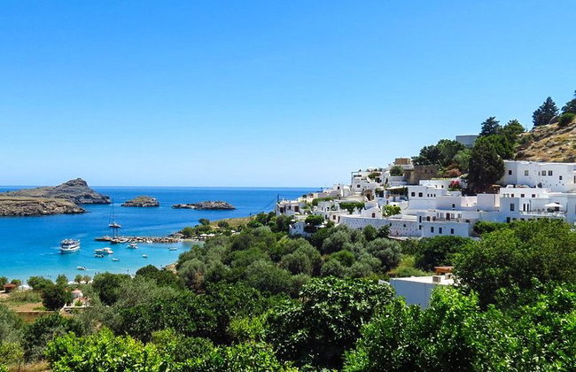 Excursion en bateau à LINDOS avec arrêts de baignade dans les baies Anthony Quinn et Tsambika - Photo 3