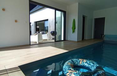 Jolie Maison avec piscine intérieure à 5 minutes des plages - Foto 43