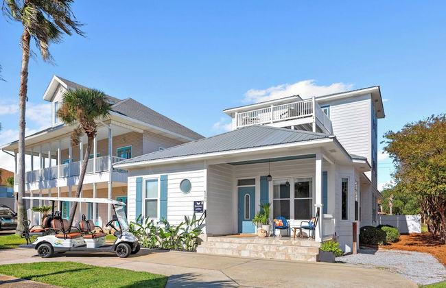 7bdr w/ Private Pool, Hot Tub, Fire Pit, Walk to Beach Tidal Wave by Avantstay - Foto 35