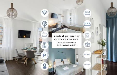 Zentral gelegenes 2BR Cityapartment in Neustadt an der Weinstraße - Foto 1