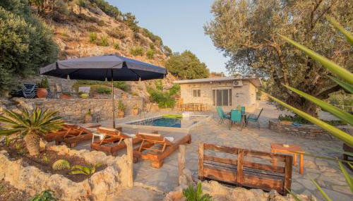 Cretan Nature Villa Alexandra - Foto 4, Garden, sunbed, Garden view