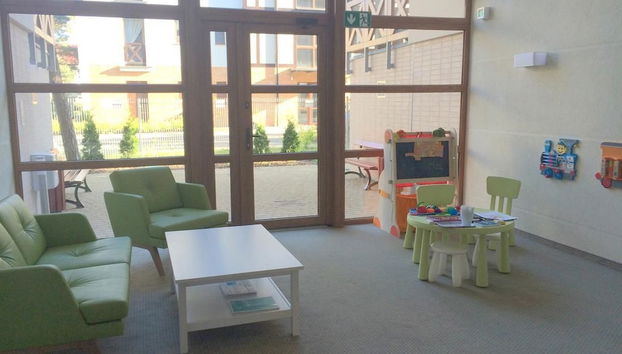 Zona de estar del vestíbulo