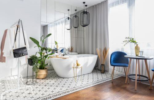 Stylowy Apartament z Wanną Warszawa okolice Starego Miasta - Foto 4