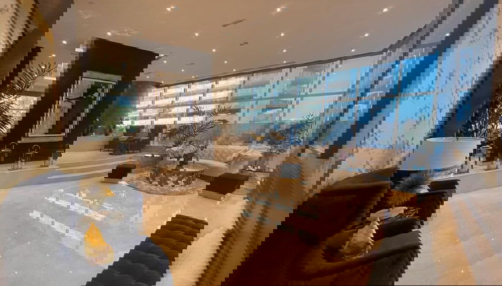 Sala de estar do lobby