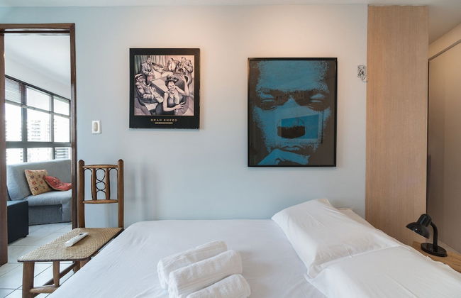 Ótimo Flat Bairro da Jaqueira Recife até 3 pessoas O Coração Verde da Cidade PBO902 - Foto 4