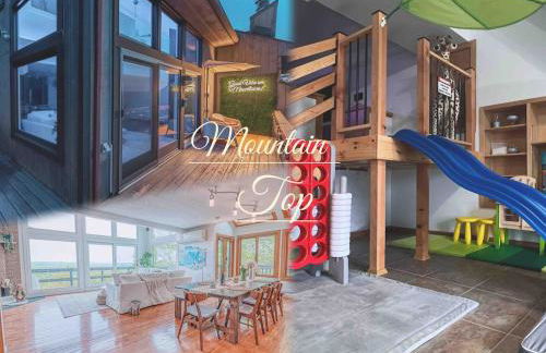 Mountain Top! Family Paradise w Hot Tub & Game Rm - Foto 1