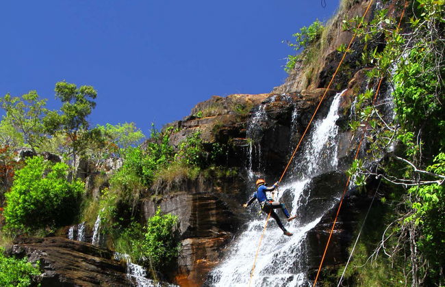 Rapel na cachoeira Almécegas - Foto 2