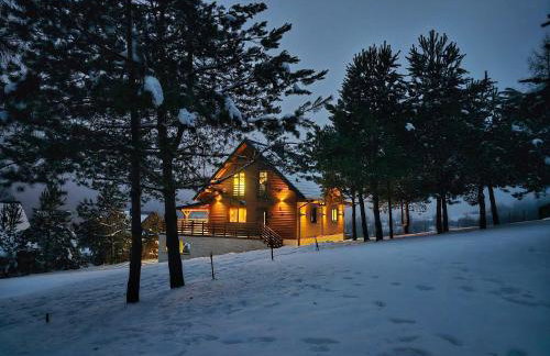 Forest Zen Małastów dom z prywatną balią z widokami na las - Foto 37