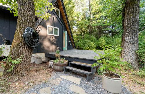 Modern A-Frame Cabin with Loft, Firepit and Grill - Foto 46