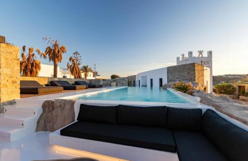 Mykonos Town Black Villa with Cave Heated Pool - Foto 25