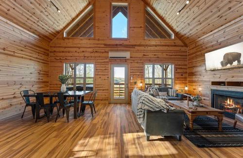 Cabin 5 Mtn View Cabin Near River with Hot Tub and Fire Pit - Foto 11