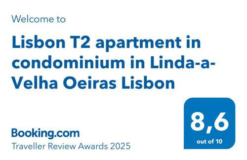 Lisbon T2 apartment in condominium in Linda-a-Velha Oeiras Lisbon - Foto 28