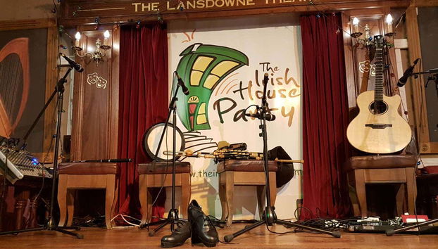 The stage before the show