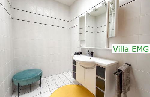 Ferienhaus Villa EMG Saerbeck nah Münster Riesenbeck Osnabrück mit Pool, Sauna, Garten für Familien Gruppen bis 23 Personen - Foto 34