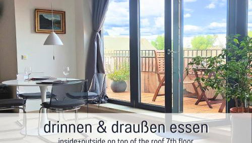 Rheinblick7 Neuss - Spektakulärer Blick auf die Düsseldorfer Skyline - Ruhig Modern Privatparkplatz Aufzug - Top Anbindung an Messe Flughafen Hauptbahnhof - Foto 2