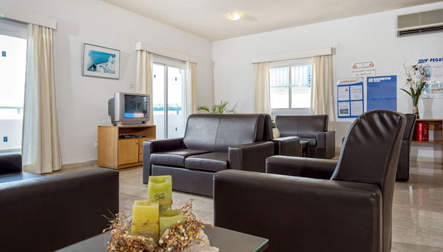 Zona de estar del vestíbulo