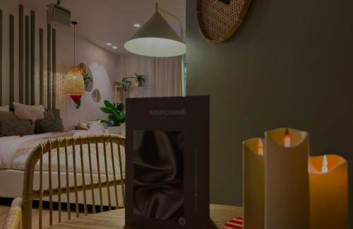 Love Room Strasbourg, Suite Bali, Balnéo & Sauna - Foto 13