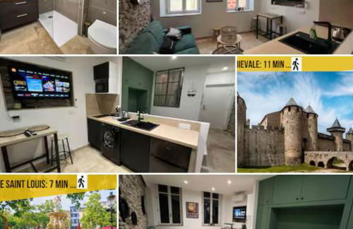 Le Gîte Médiéval - Clim - Lave Linge - Cité - Foto 6