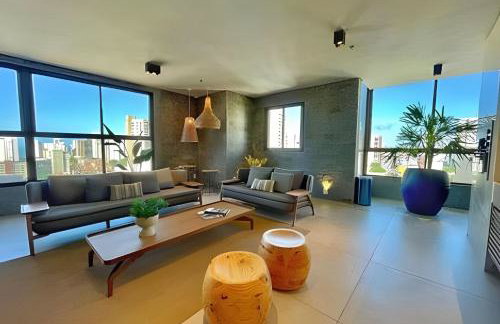 Flat Luxo com Coworking, Academia e Rooftop - WiFi 1Gb - Beira Mar 4 min - Foto 15