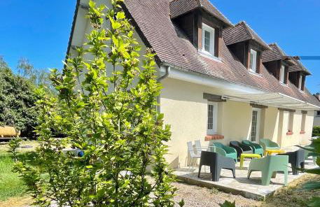 GITE 4 MN DE LA mer et cabourg, piscine, cheminée, table de ping pong, balançoire - Foto 4
