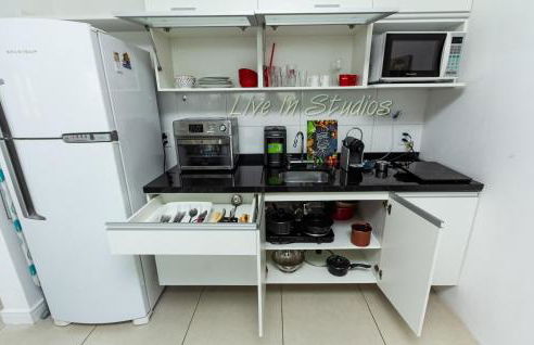 Studio a 100m Bosque, Centro e Cambuí- Home Office, Piscina, Sauna, Jacuzzi, Fitness - Foto 23