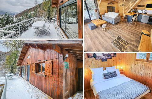 Chalet Cocoon en lisière de forêt, avec grande terrasse, et vue 'waouh' - Foto 13
