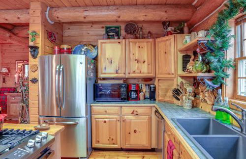 Handcrafted Log Home on River Near Crystal Mtn - Foto 10